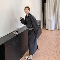 Casual Sporty Versatile Unique Skirt Two-piece Set