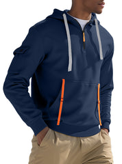 Men's Fleece-lined Casual Sweatshirt Fashion Hoodie